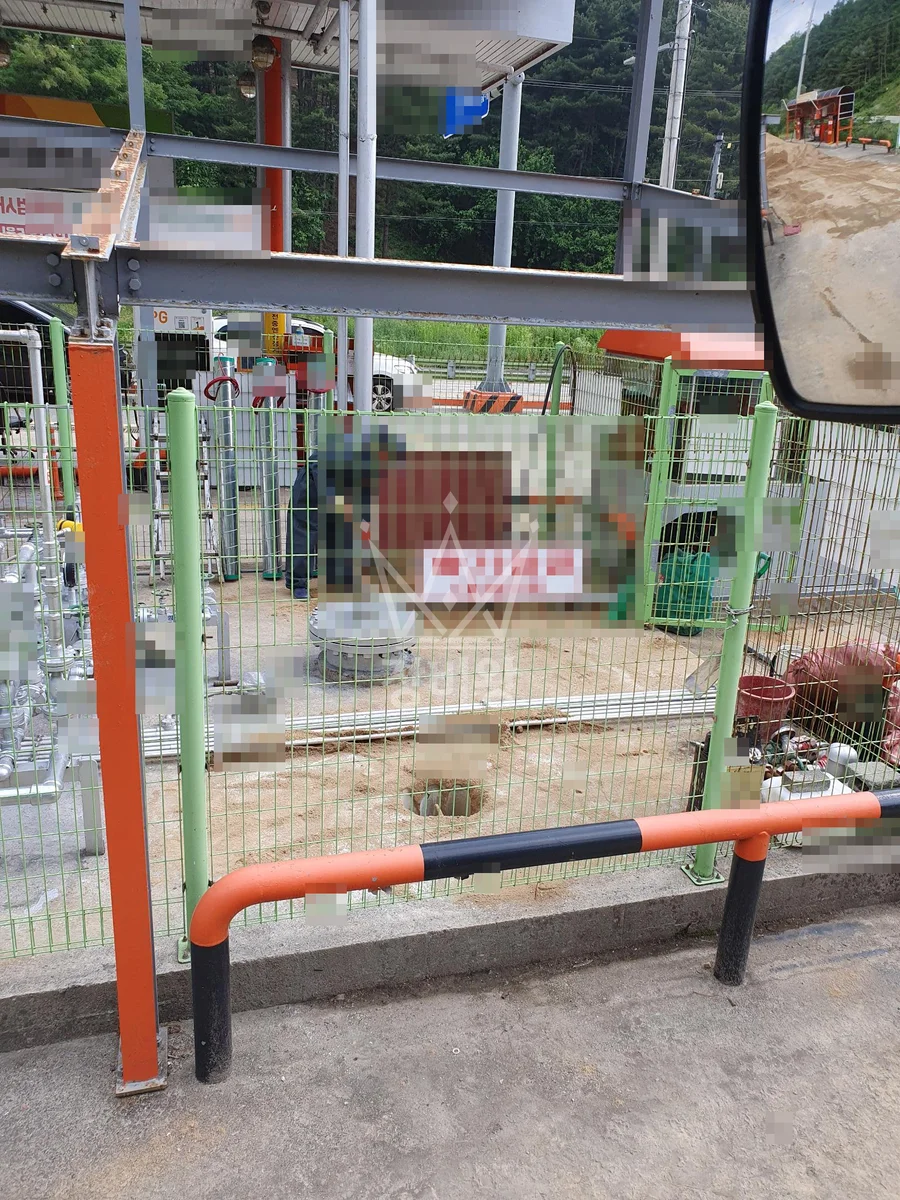 강원 포크레인 농지 작업 현장