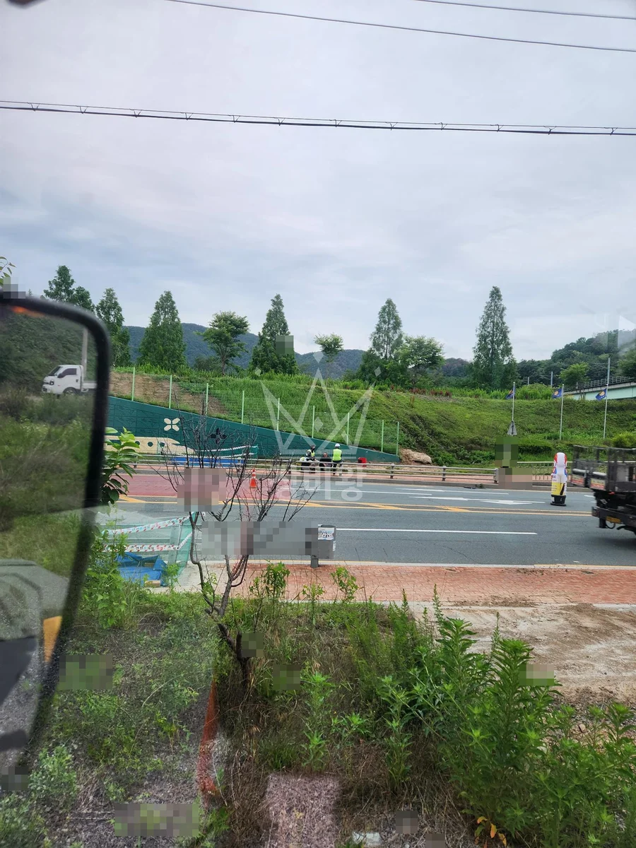 경남 함양군 포크레인 농지 작업 현장
