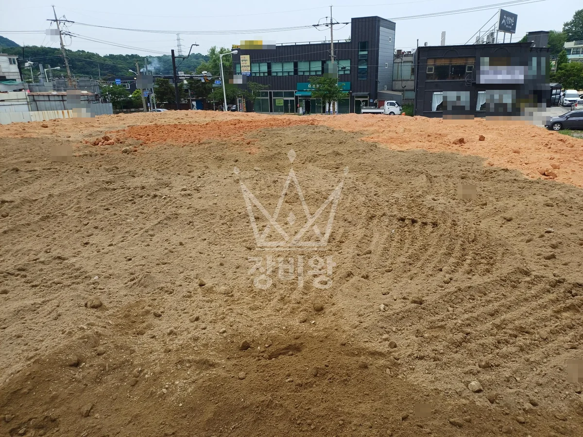 경기 부천시원미구 포크레인 배관 작업 현장