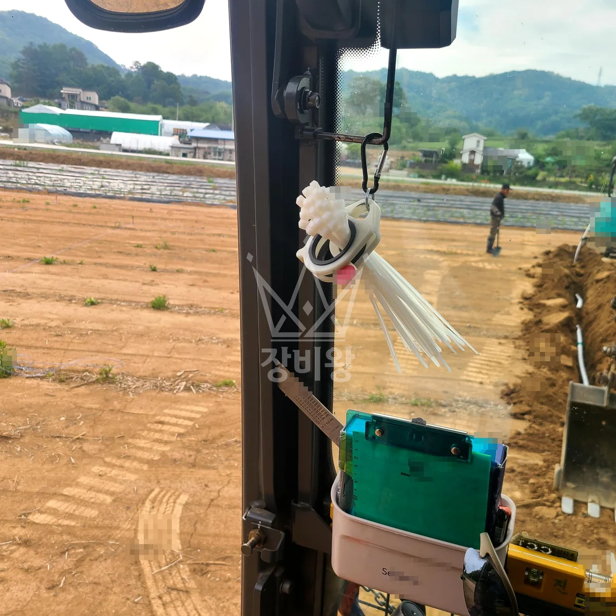 부산 부산진구 포크레인 터파기 작업 현장