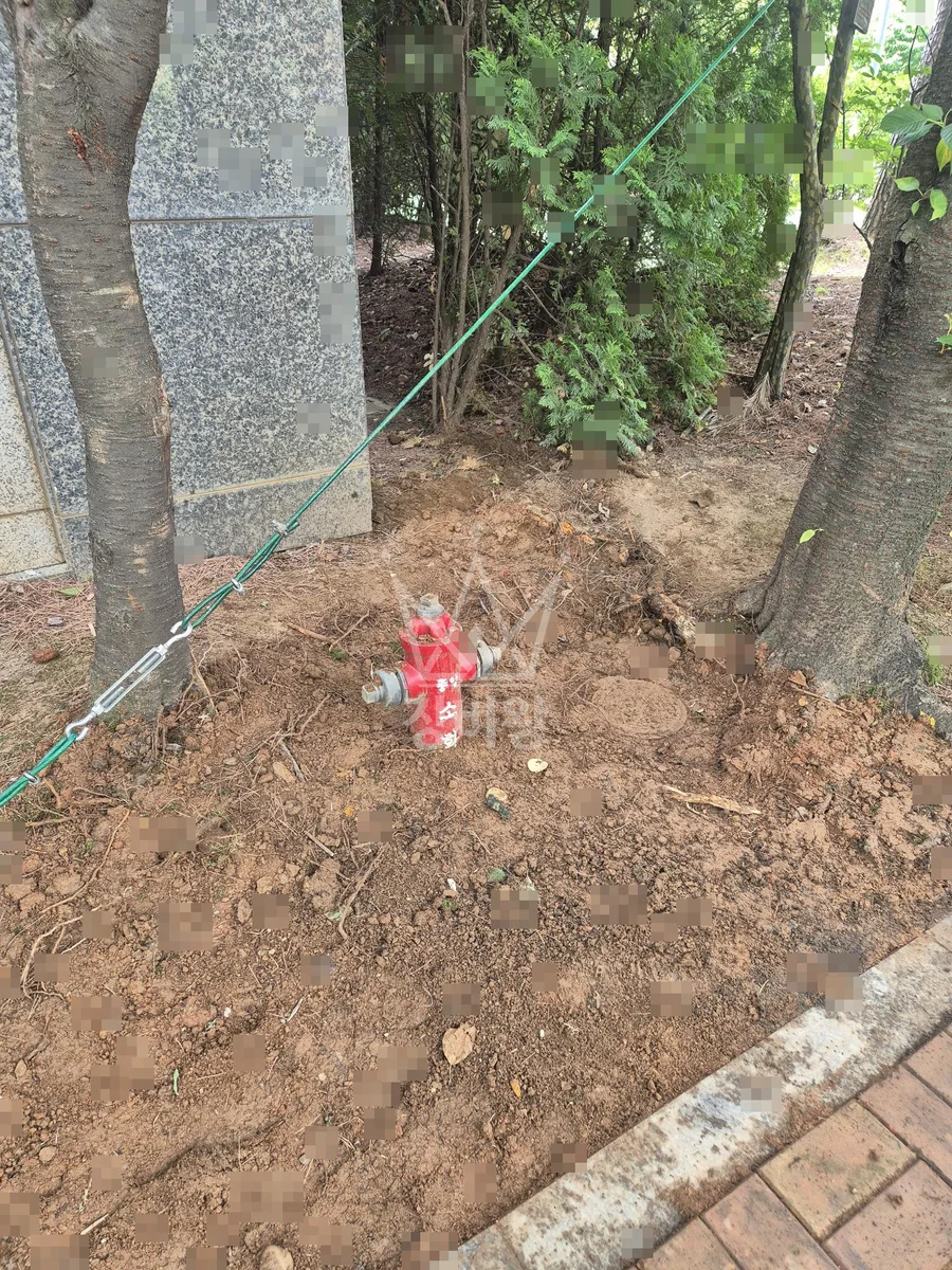 경기 김포시 사우동 포크레인 기초 작업 현장