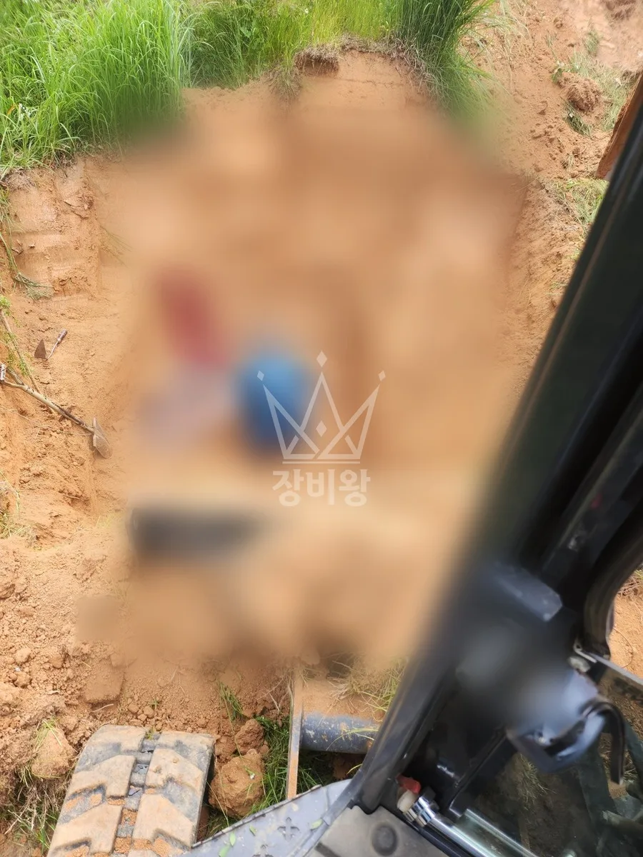 광주 동구 포크레인 정화조 작업 현장