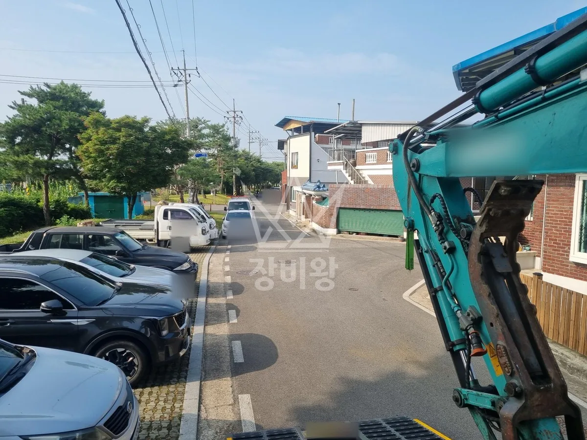 부산 강서구 포크레인 배관 작업 현장