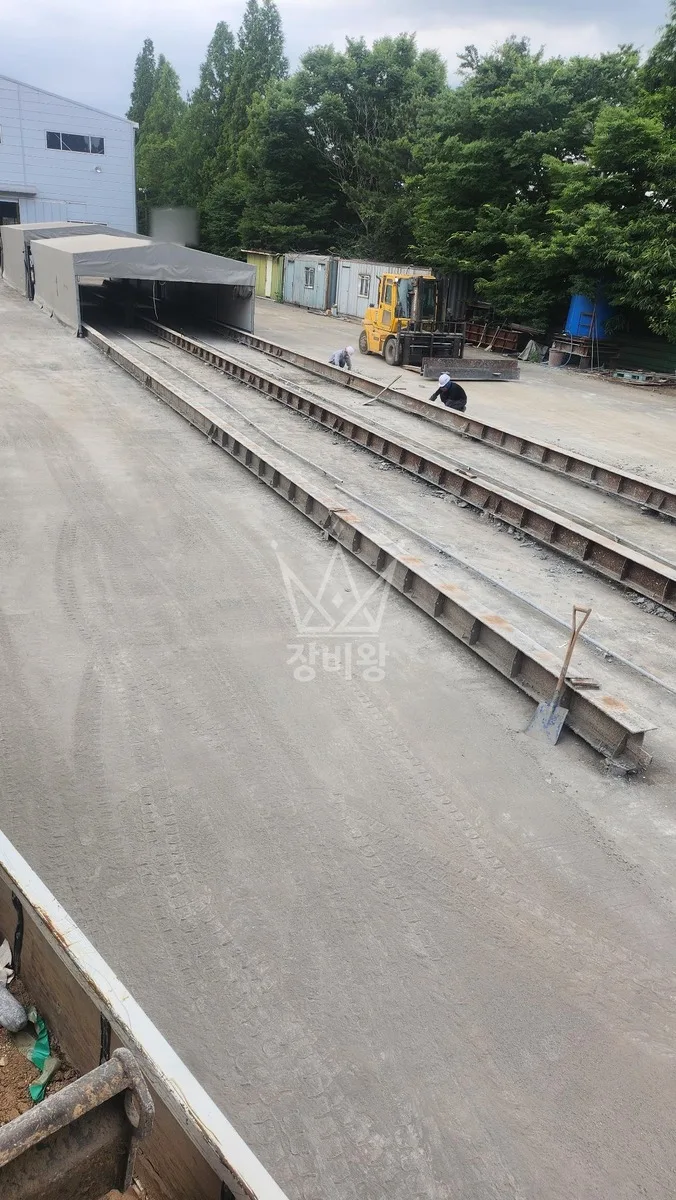 충남 포크레인 배관 작업 현장
