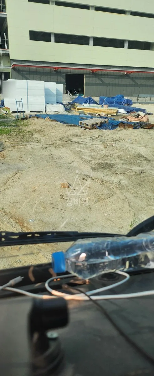 대전 포크레인 기초 작업 현장