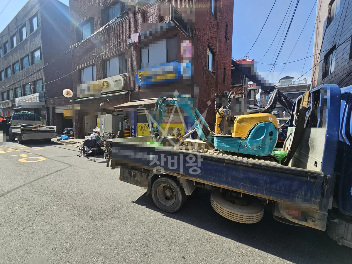 제주 제주시 포크레인 터파기 작업 현장