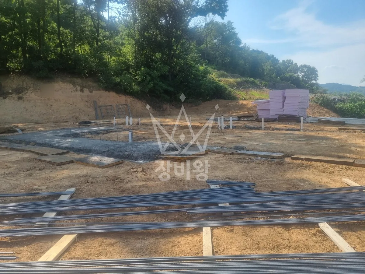 경북 울진군 포크레인 농지 작업 현장