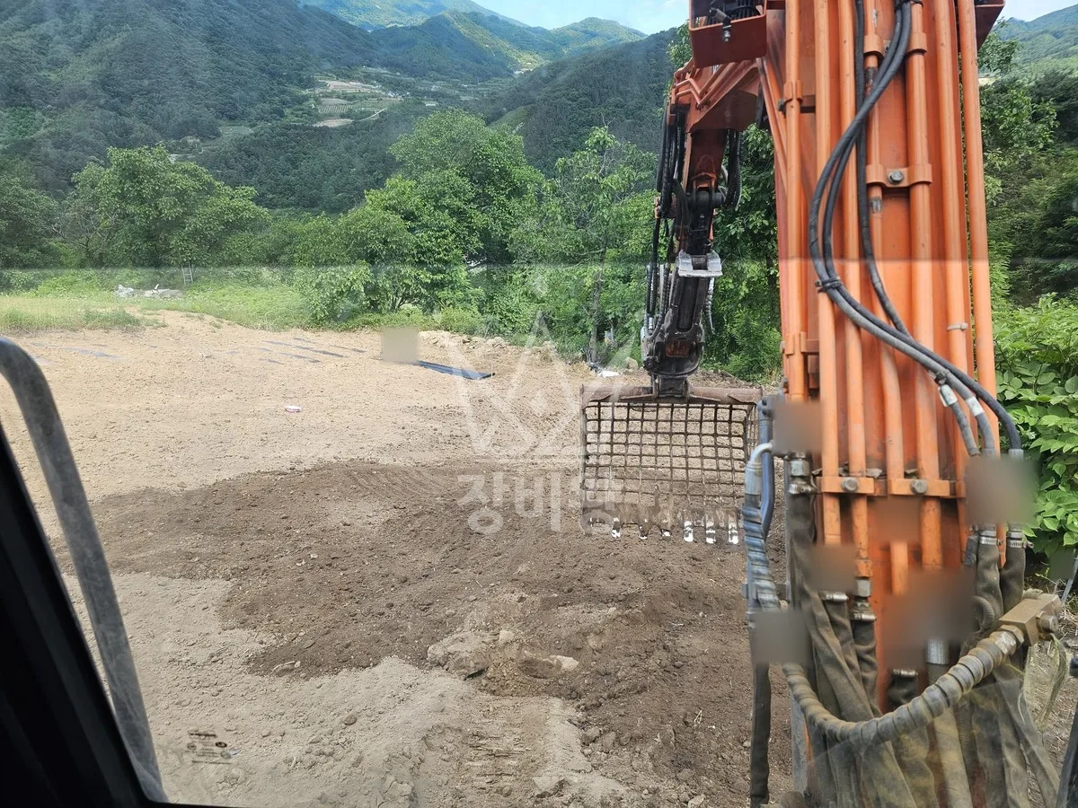 전북 포크레인 농지 작업 현장