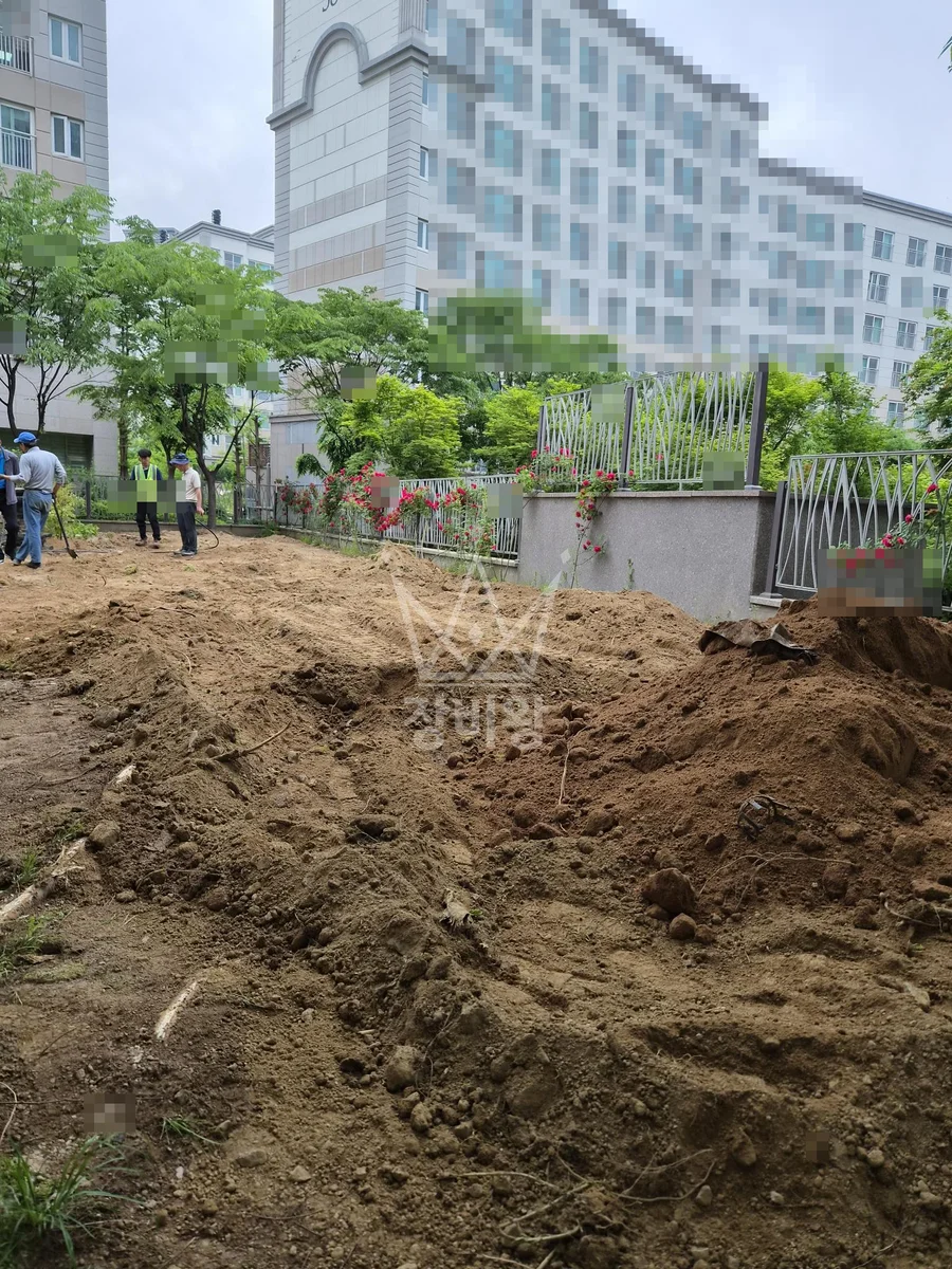 경기 화성시효행구 포크레인 배관 작업 현장