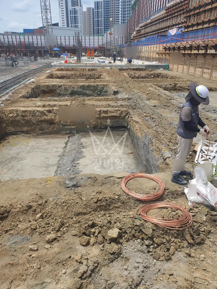 제주 포크레인 농지 작업 현장