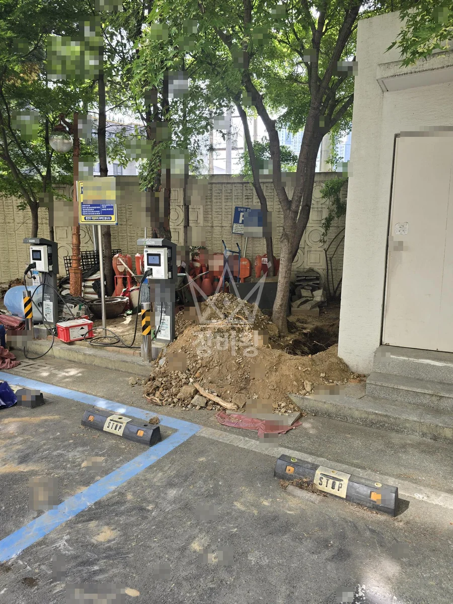 대구 포크레인 터파기 작업 현장