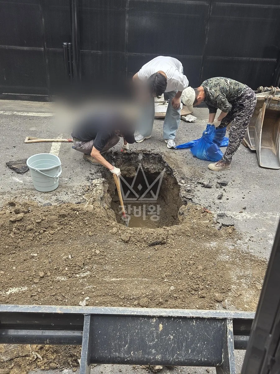 서울 노원구 포크레인 철거 작업 현장