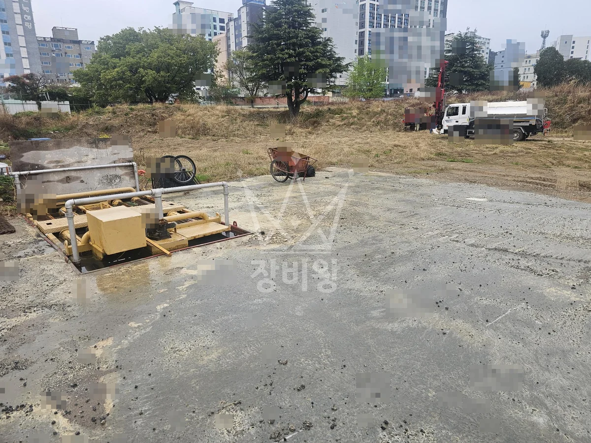 부산 영도구 영선동2가 포크레인 도로 작업 현장